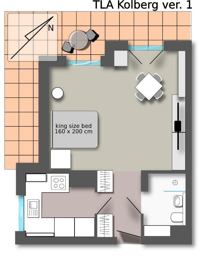 Apartmán Tla Kolberg Exteriér fotografie